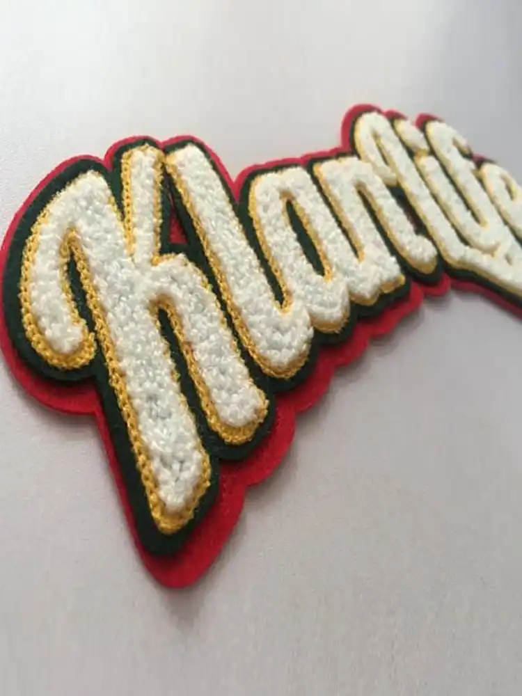 chenille embroidery patch